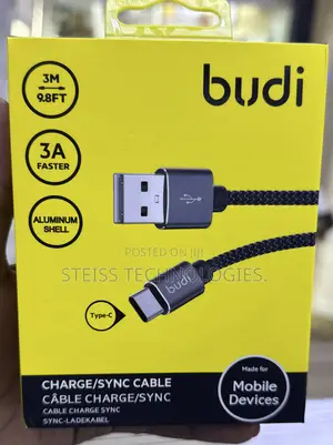 3m Budi Type C High Speed Cable