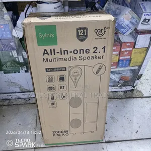 Syinix All-in-One 2.1 Multimedia Speaker 2000w Output (1yr Warranty)