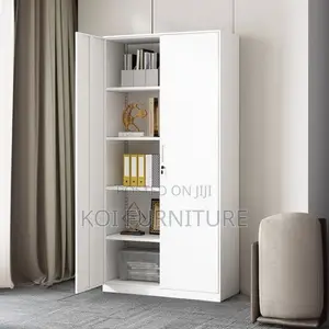 Office Cabinet; Two Doors Gray Office Executive Filing Cabinet