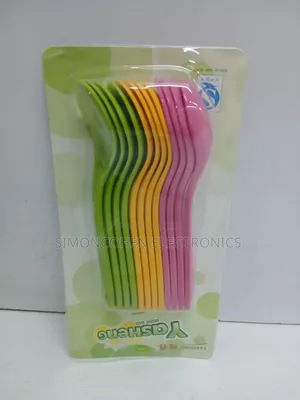 12pcs Portable Coloured Baby Spoons