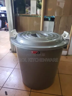 100 LTR Storage Bucket With Lid/ Multipurpose Storage Plastic Drum