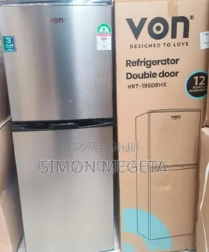 With Shinny Silver Von 195l Fridge