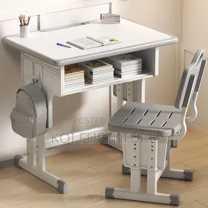 Home Tables; Junior School Students Adjustabe Desk Chair Set