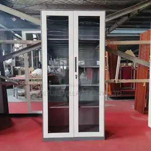 Modern Glass Door's Office Filling Cabinet