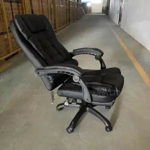 Leather Swivel Desk Chair With Footrest