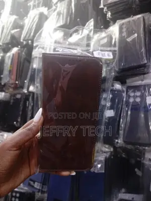 Brown Leather Flip Wallet Case Designed to Fit the Oppo A6x 4g