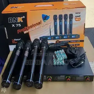 Brand New X75 4in1 Wireless Microphone System