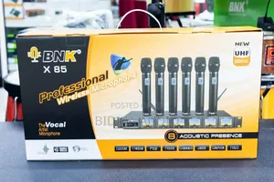 New and Quality X85 – 6in 1 Wireless Microphone