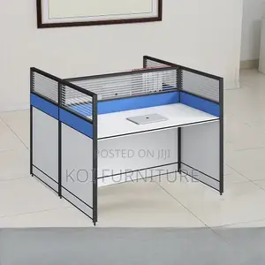 Office Workstations; Two Users MDF Square Office Workstation Desk