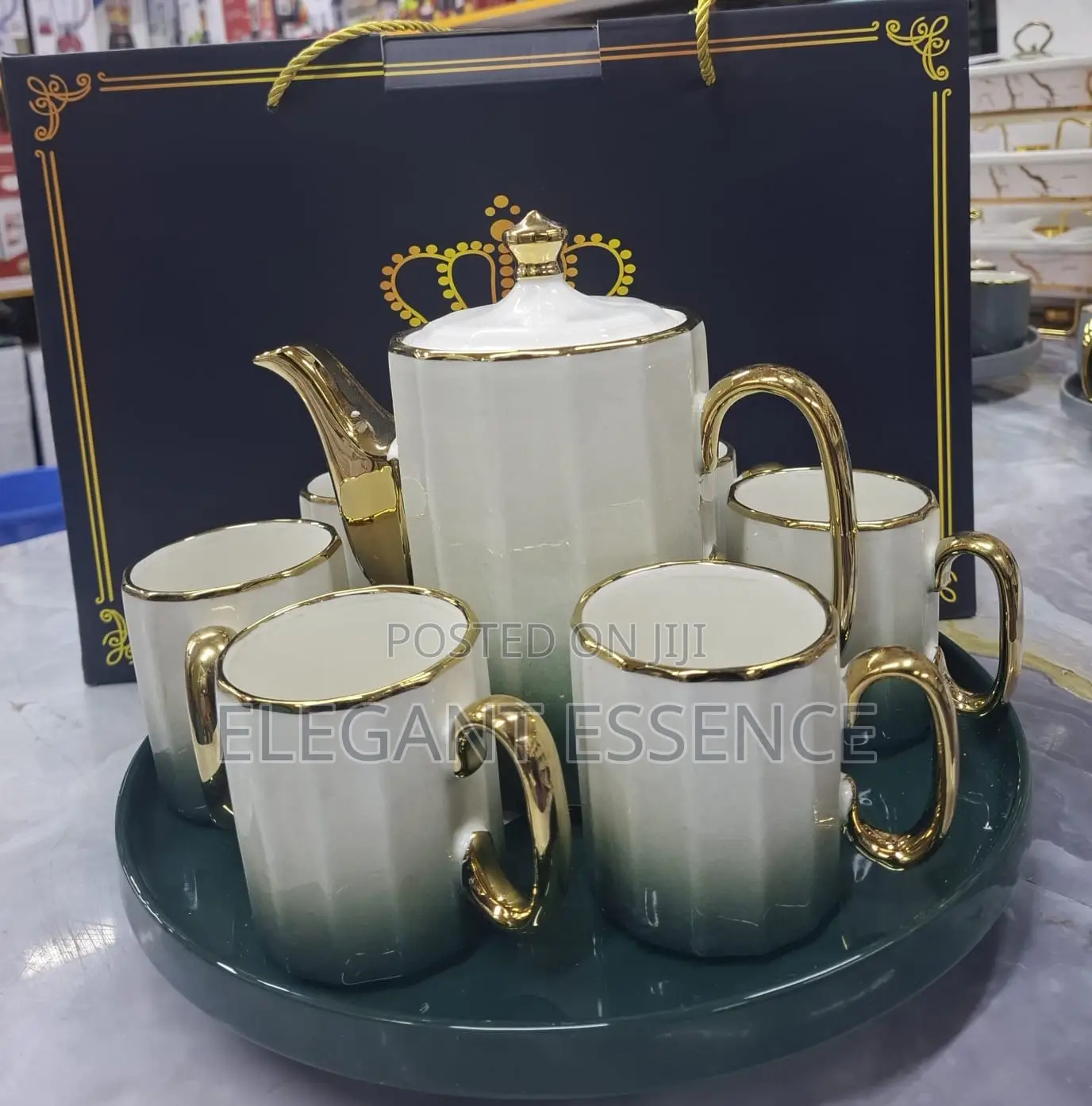 8pcs Fancy Ceramic Breakfast Set