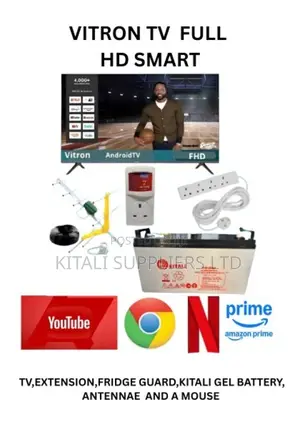 Vitron 32"inches Smart Tv With 200ah Battery Package
