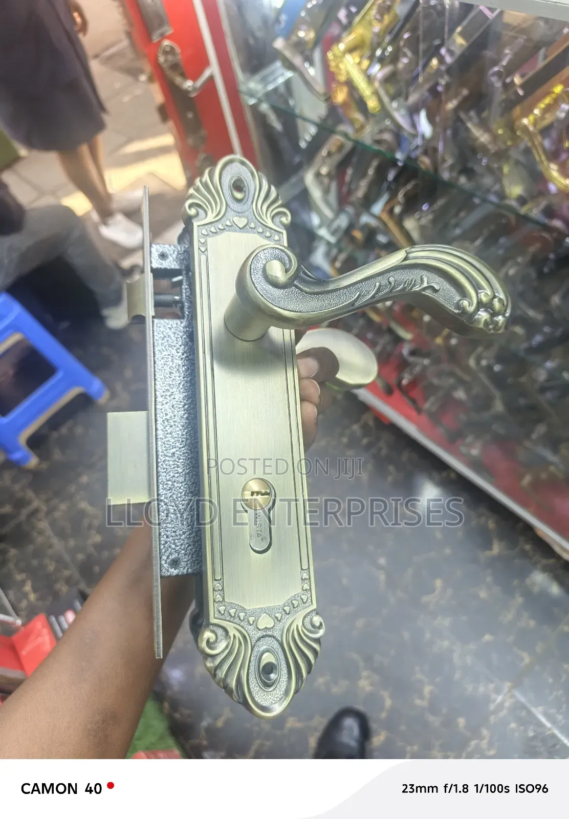 Strong Mahogany Door Lock