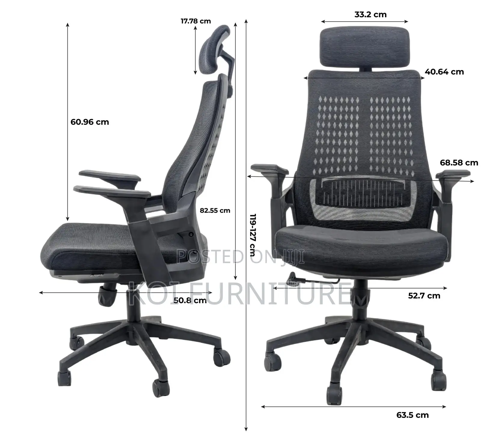 Office Chairs; High Backrest Mesh Breathable Office Seats