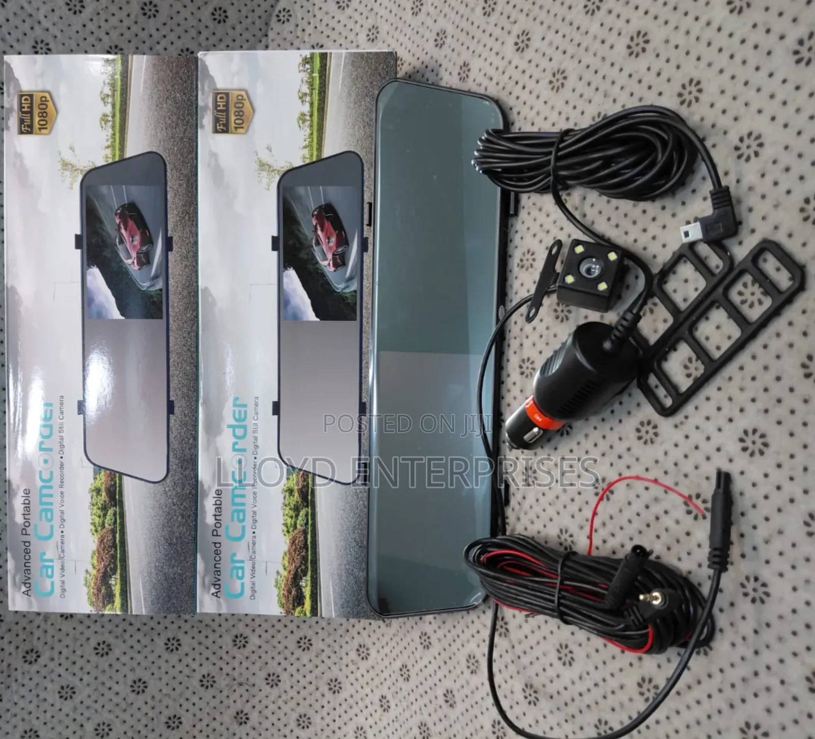 Full Hd 1080p Touch Screen Rear View Mirror Dash Cam
