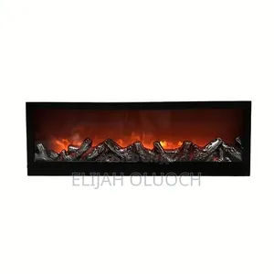 Big Size 100cm Led Fireplace Display Now Available in Black Colour
