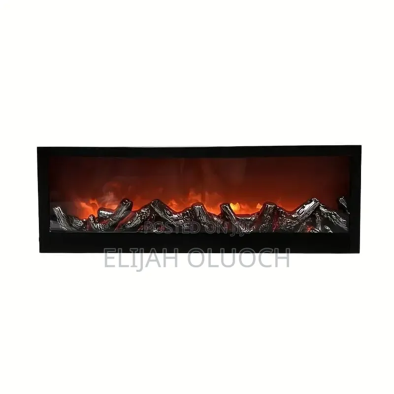 Big Size 100cm Led Fireplace Display Now Available in Black Colour