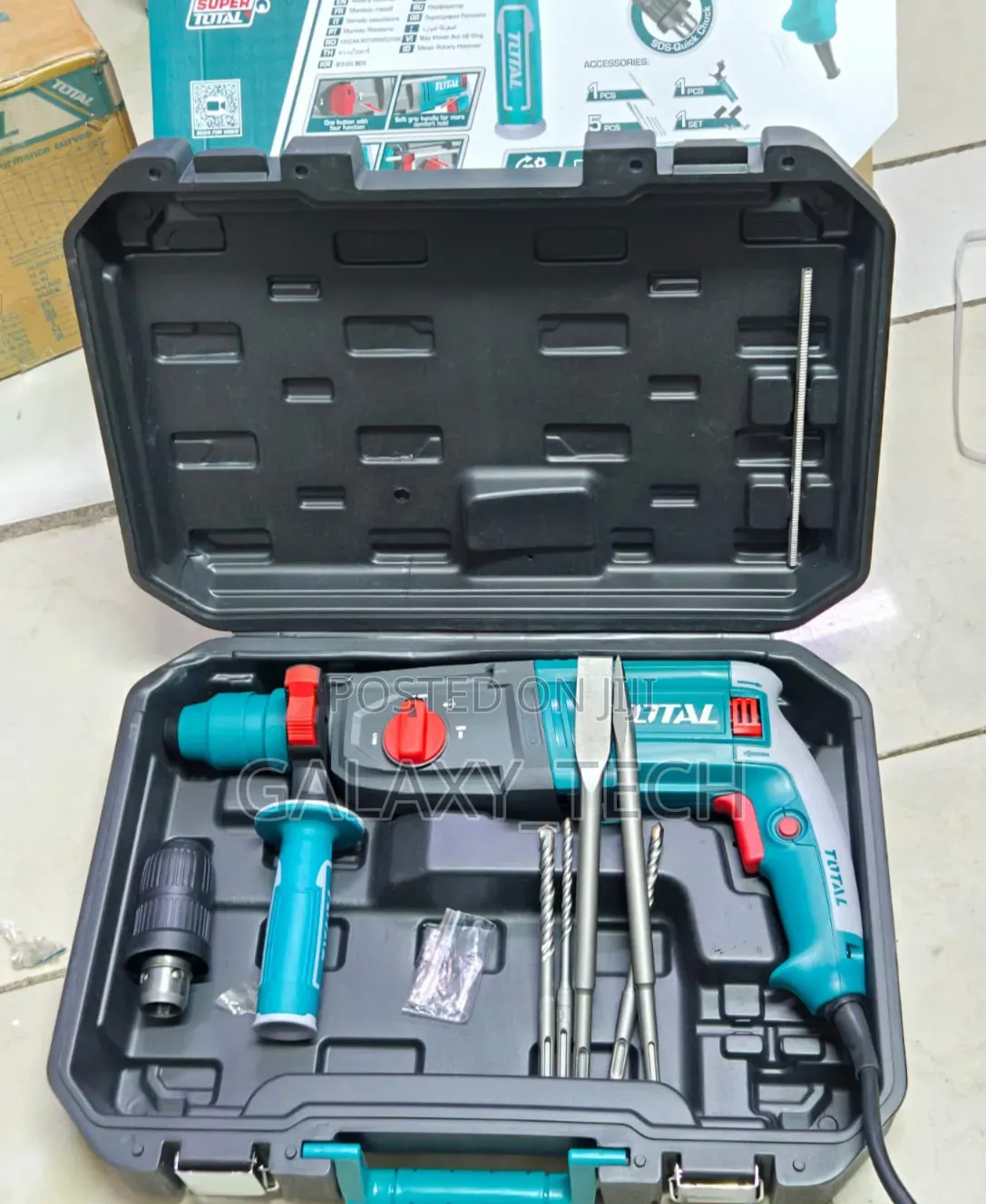 Total 950w Double Chuck Industrial Rotary Hammers/Drill