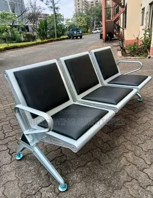Office Furniture :Three Seater Heavy Duty Office Chair