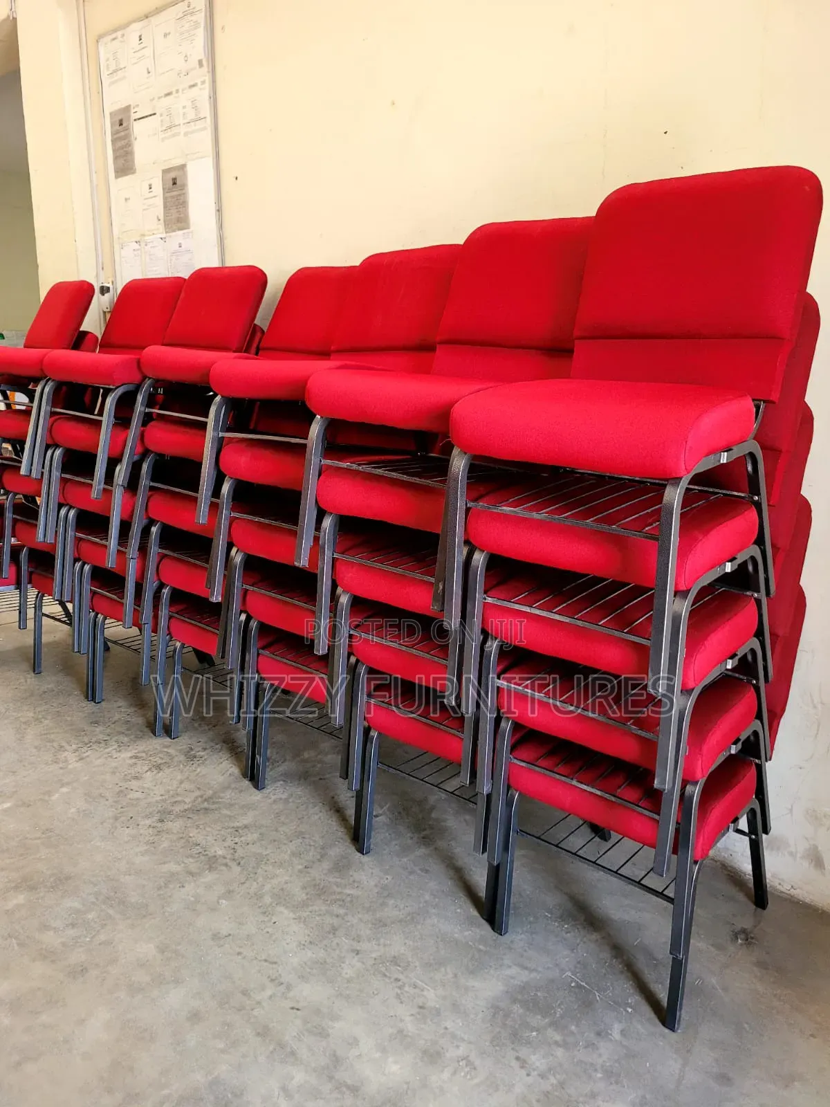 New Red Conference Chairs