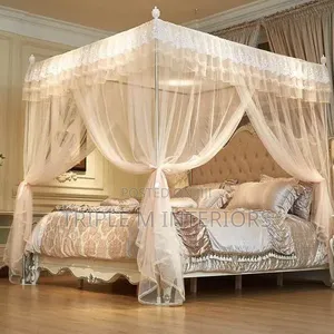 Luxury Free-Standing 4 Pole Net | Elegant Sleep Protection