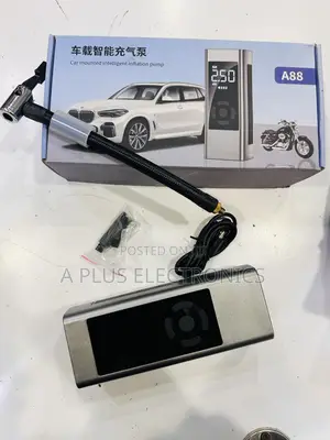 A88 Digital Tyre Inflator – Portable Air Compressor for Cars Bikes