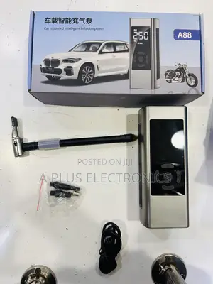A88 Digital Tyre Inflator – Rechargeable Smart Air Compressor