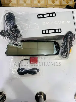 H98 9.66 Inch Dash Camera Mirror 4g With 3 Cameras GPS – Touchscreen