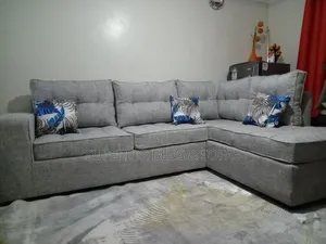 5 Seater Grey L Shape - Free Delivery