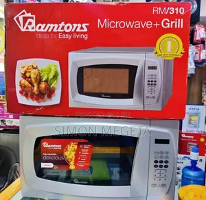Ramtons Microwave With Grill – Fast Heat, Golden Finish Everyday Power