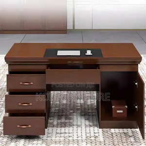 Office Desk; 1.4 Meters Executive Mahogany Desk