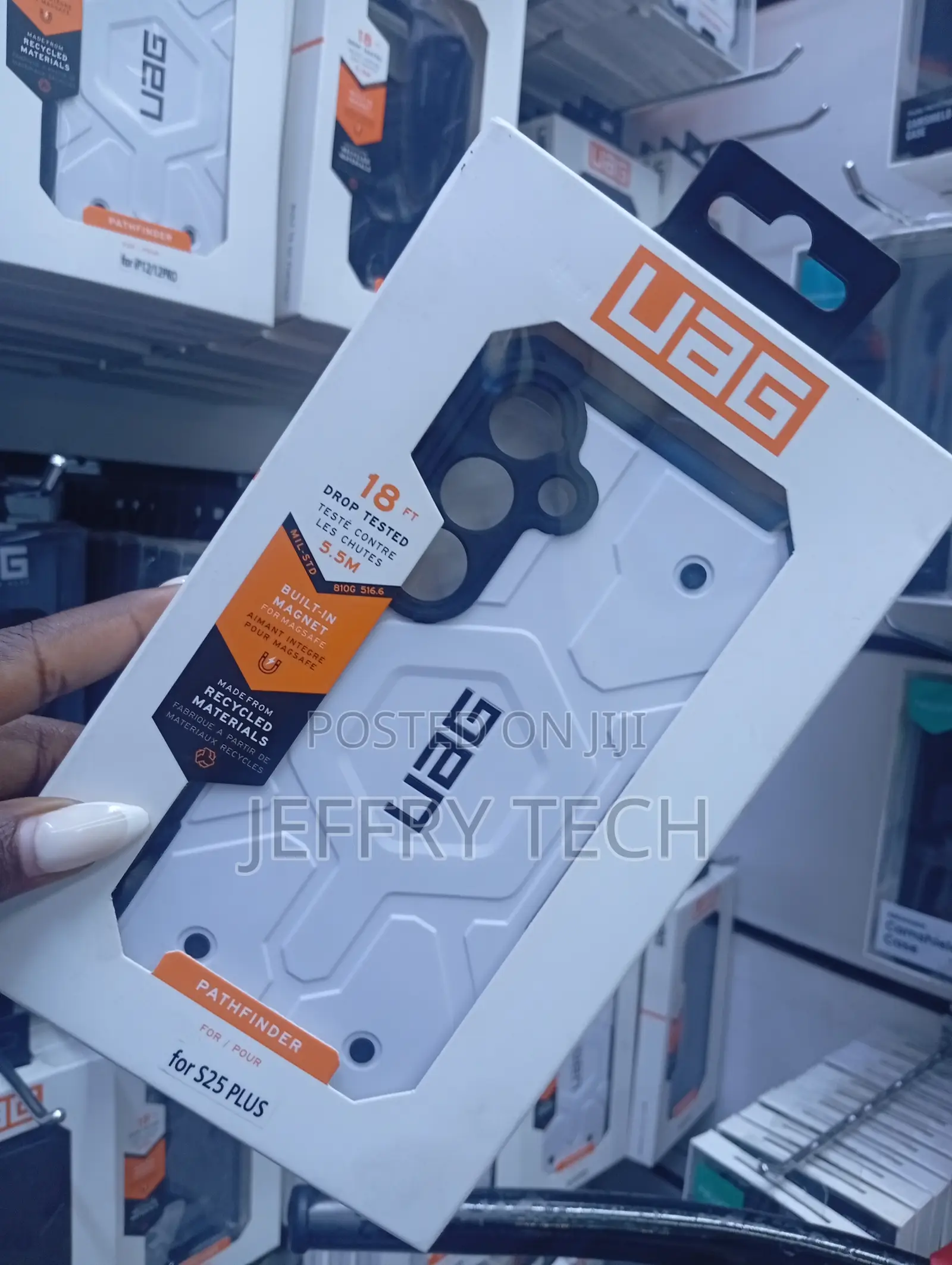 Magsafe Uag Pathfinder for Samsung Galaxy S25 Plus White