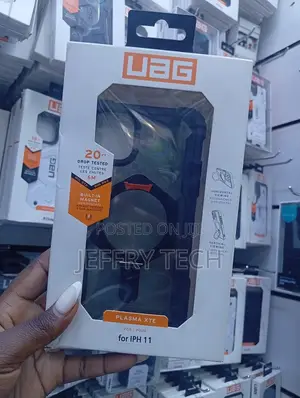 Uag iPhone 11 Case 6.9" Plasma Xte - Rugged Shockproof, Clear/Titanium