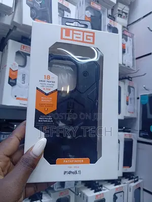 Urban Armor Gear (Uag) Pathfinder Magsafe for the Apple iPhone 14 Pro.