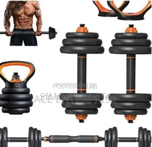 Complete Set. 40kgs New 40kgs Kettle Bell Dumbbells 6in1. Original