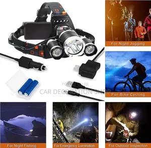 Rechargeable Headlamp Ultra Bright Lead Headlight Flashlight
