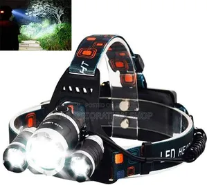 Generic Super Bright 3 Led Rechargeable Headlamp