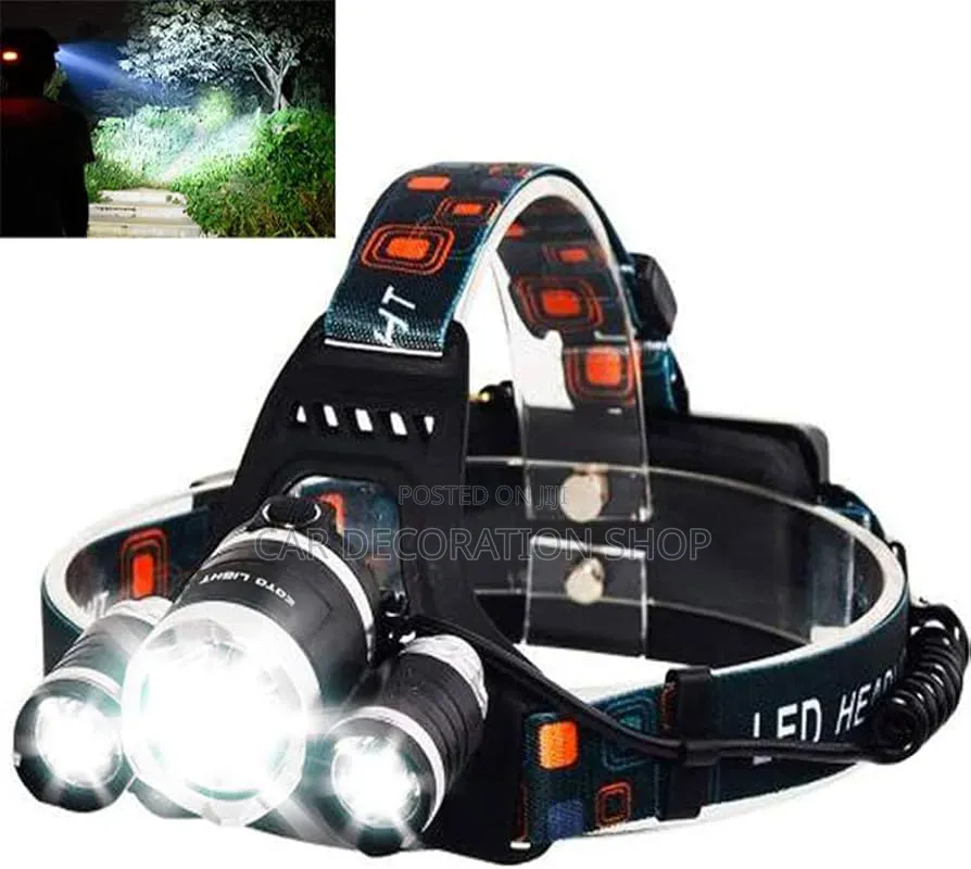 Generic Super Bright 3 Led Rechargeable Headlamp