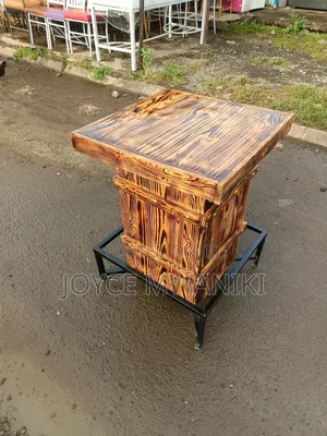 Square Barrel Bar Table 