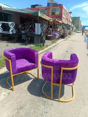 2 Styling Seats or Manicure Seats , Purple , ,