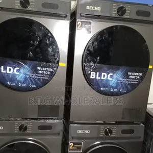 Decho 10kg Inverter Front Load Washer – Large Capacity