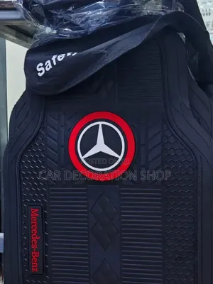 Mercedes Logo Car Floor Pattern Design Mats