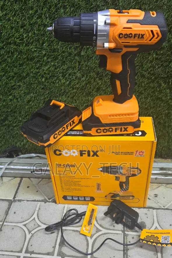 Coofix Cordless/Rechargeable Drills 2 Batteries(20v)
