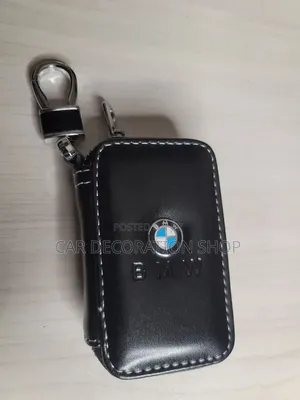 BMW Leather Key Fob Case Pocket