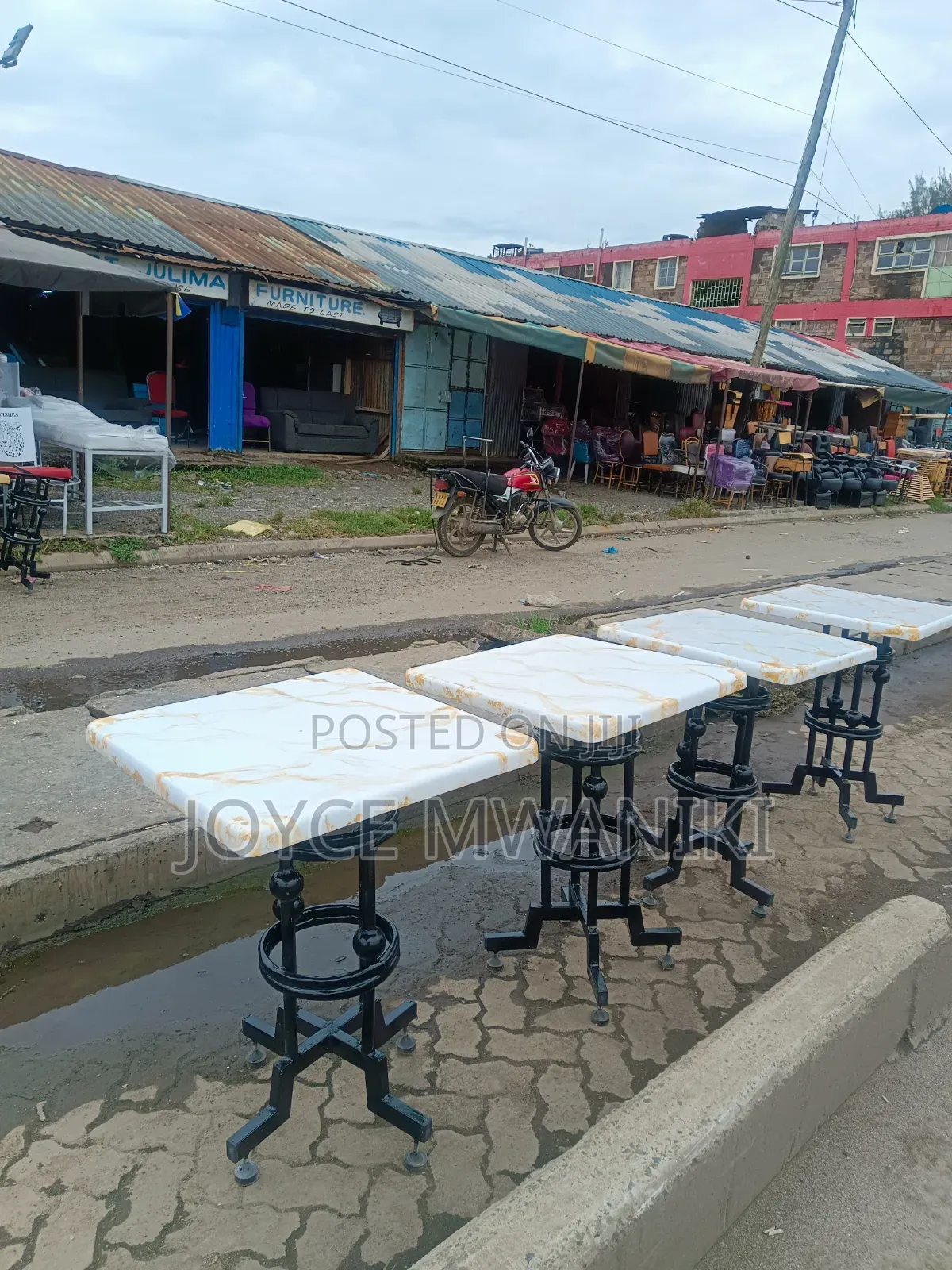 Restaurant Marble Table, Square 