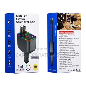 Wireless Audio Player With Phone Retractable Charging Cables