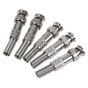 5pcs Solder Less Twist BNC Connector Jack for Coaxial Rg59 CCTV Camera