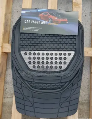 Black _Silver Durable Antiskiding Car Mats