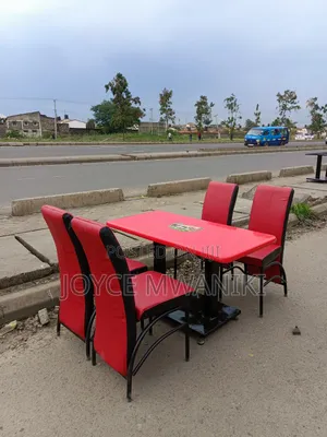 Restaurant or Hotel Executive Set, Red and Black 