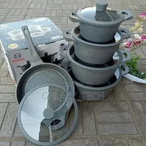 Bosch 11pc Grey Cookwares Silicone Lid Covers