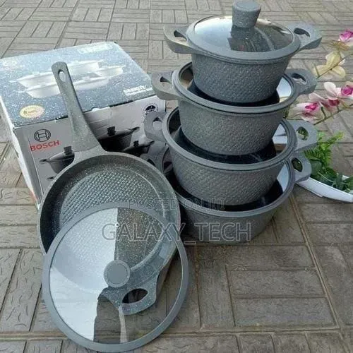 Bosch 11pc Grey Cookwares Silicone Lid Covers